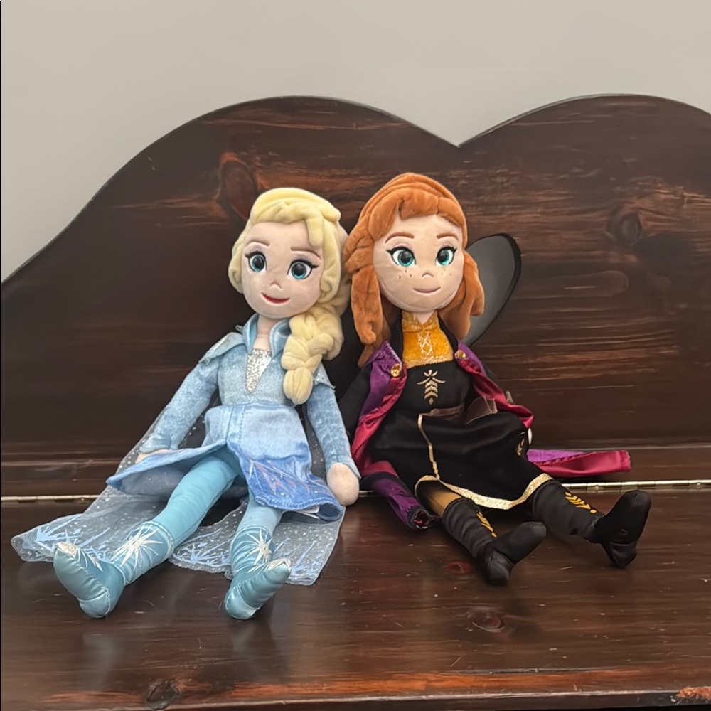 Frozen Plush Doll Set  TY sparkle set